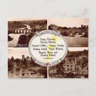 Old Postcard - Bidford-on-Avon, Warwickshire