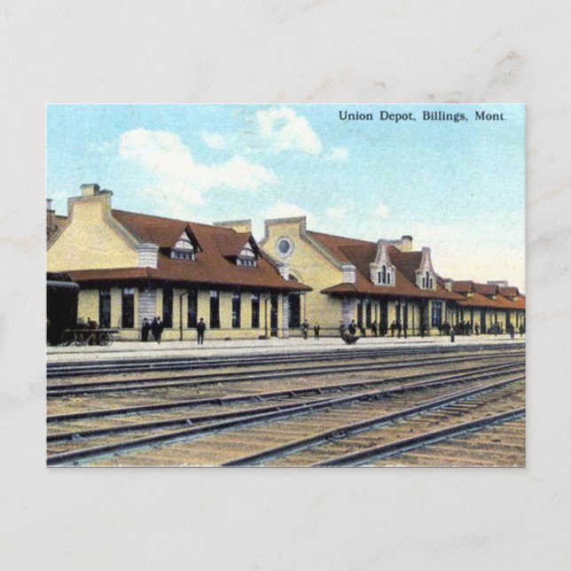 Old Postcard - Billings, Montana (Front)