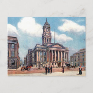 Old Postcard - Birkenhead Town Hall