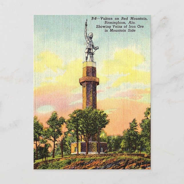 Old Postcard - Birmingham, Alabama (Front)