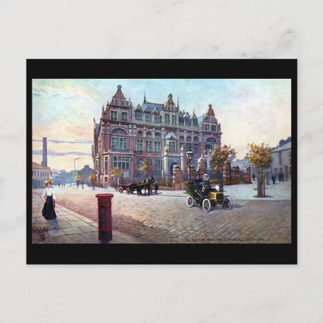 Old Postcard - Blackburn, Lancashire (Front)