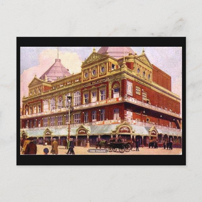 Old Postcard - Blackpool, Lancashire (Front)