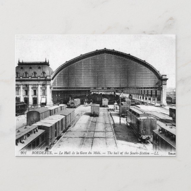 Old Postcard - Bordeaux, France (Front)