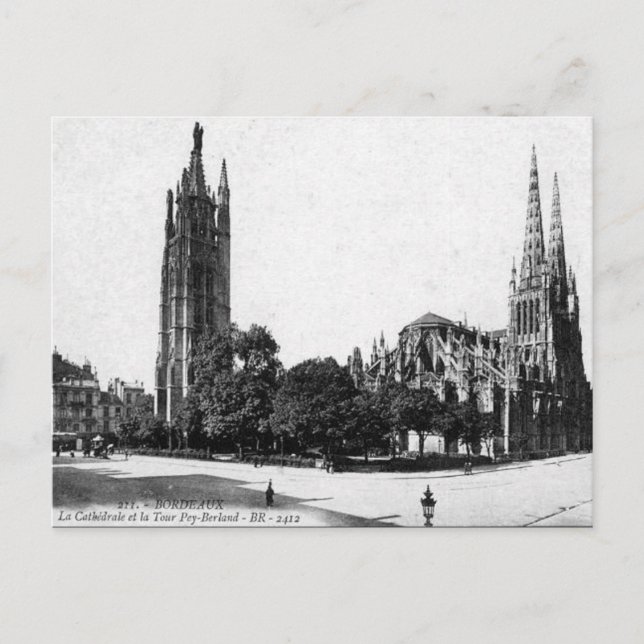 Old Postcard - Bordeaux, France (Front)