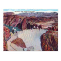 Old Postcard - Boulder Dam, USA