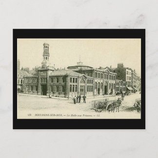 Old Postcard - Boulogne Fish Market
