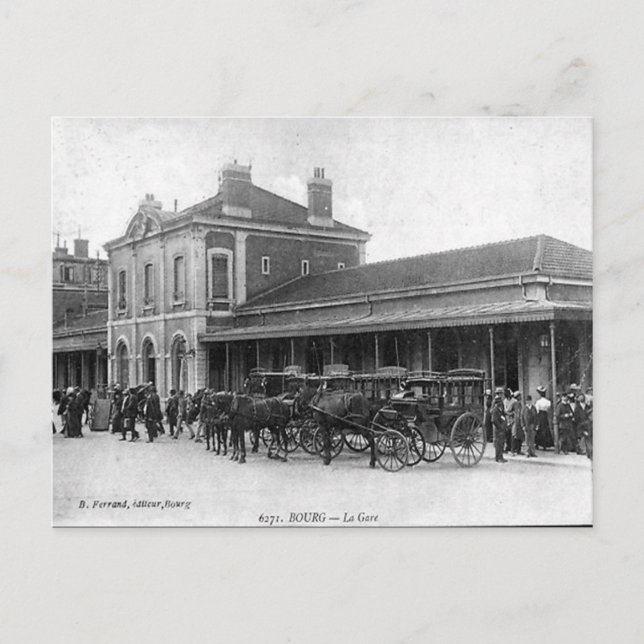 Old Postcard - Bourg-en-Bresse, Ain (Front)