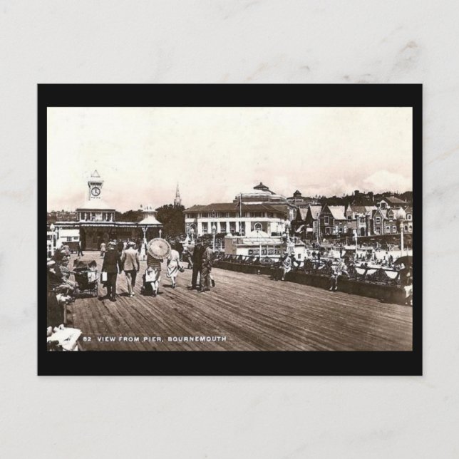 Old Postcard - Bournemouth Pier (Front)