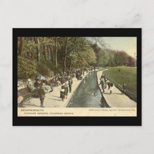 Old Postcard - Bournemouth Pleasure Gardens