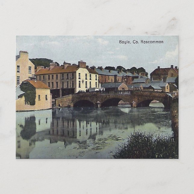Old Postcard - Boyle, Co Roscommon (Front)