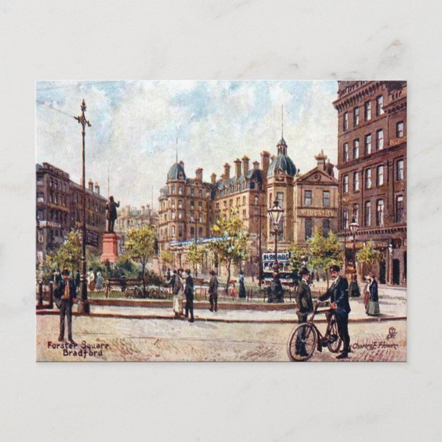 Old Postcard - Bradford, Yorkshire (Front)