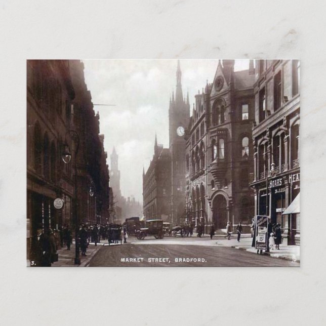 Old Postcard - Bradford, Yorkshire (Front)