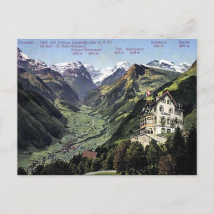 Old Postcard - Braunwald, Switzerland