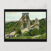 Old Postcard - Bristol, Clifton Suspension Bridge