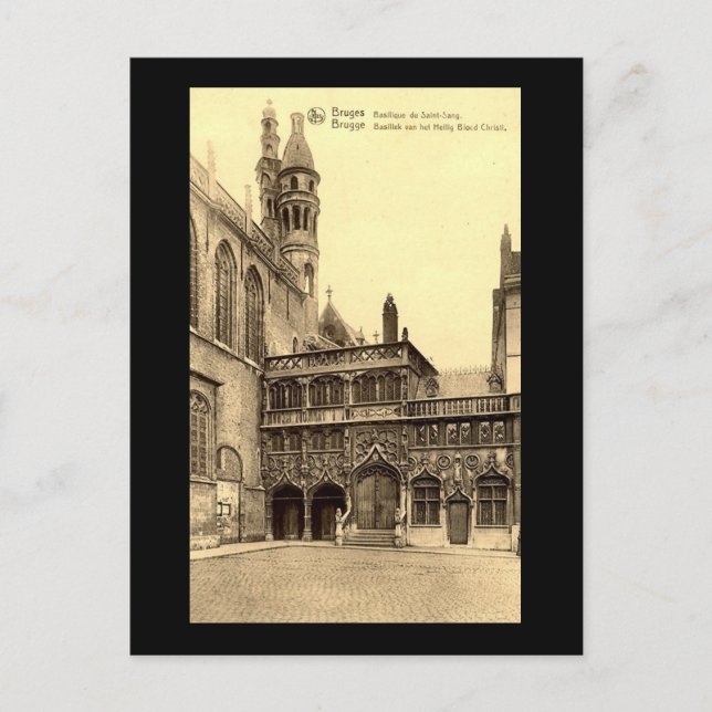 Old Postcard, Bruges Postcard (Front)