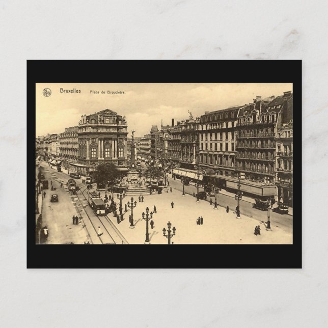 Old Postcard - Brussels (Front)