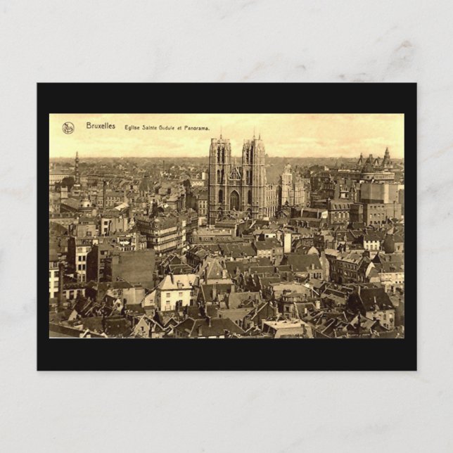 Old Postcard - Brussels (Front)