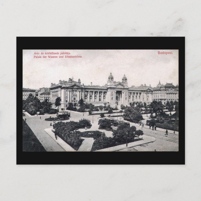 Old Postcard - Budapest (Front)