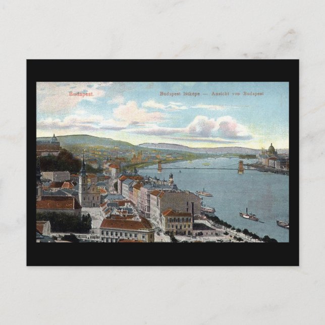 Old Postcard - Budapest 1914 (Front)