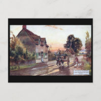 Old Postcard - Bunyan's Cottage. Elstow, Bedford