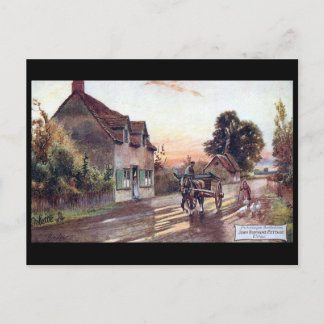 Old Postcard - Bunyan's Cottage. Elstow, Bedford