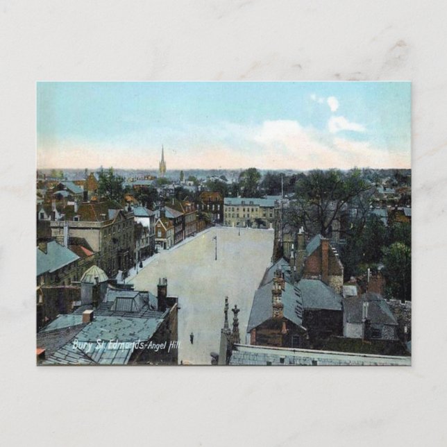 Old Postcard - Bury St Edmunds, Suffolk (Front)