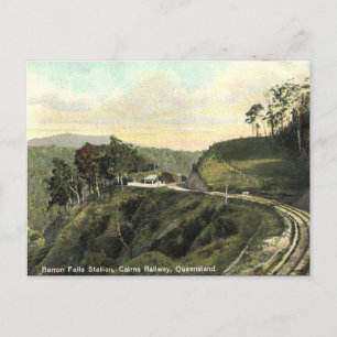 Old Postcard - Cairns Railway, Queensland