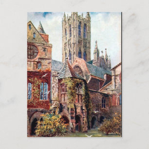 Old Postcard - Canterbury Cathedral