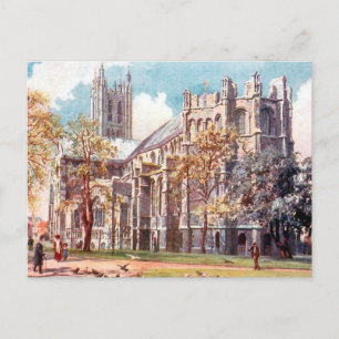 Old Postcard - Canterbury Cathedral