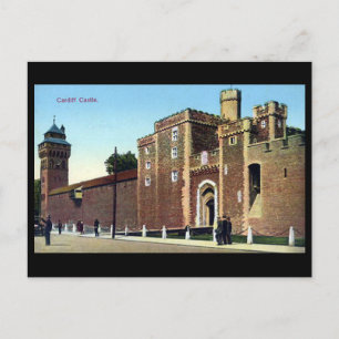 Old Postcard, Cardiff Castle Postcard