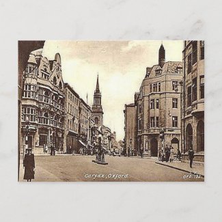 Old Postcard - Carfax, Oxford