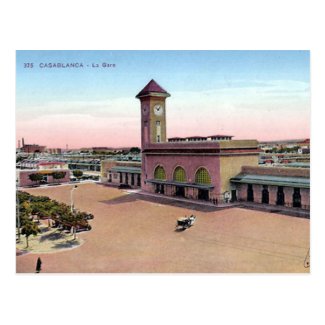 Old Postcard - Casablanca, Morocco