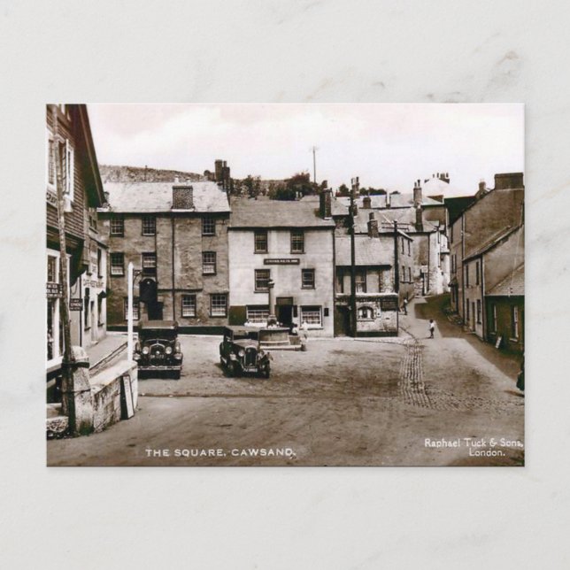 Old Postcard - Cawsand, Cornwall (Front)