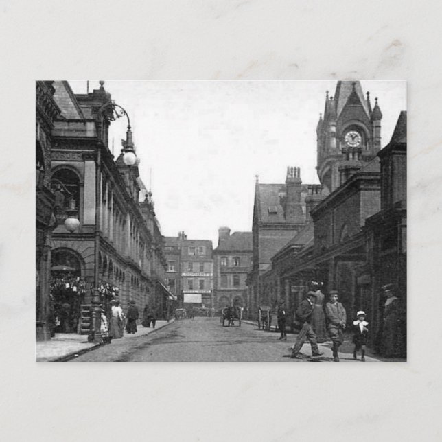 Old Postcard - Central Station, Sunderland (Front)
