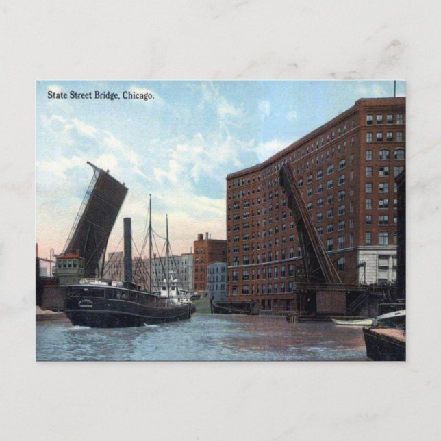 Old Postcard - Chicago, Illinois (Front)