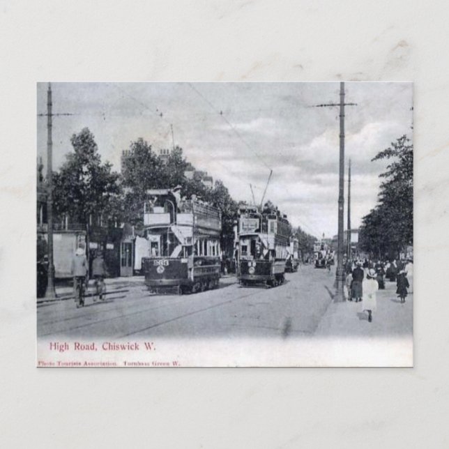 Old Postcard - Chiswick, London (Front)