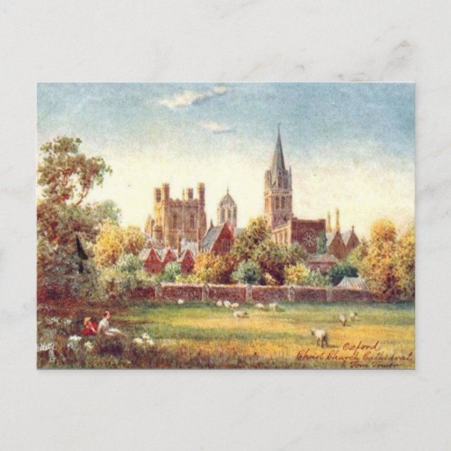 Old Postcard - Christ Church, Oxford (Front)