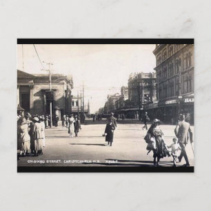 Old Postcard, Christchurch, NZ Postcard