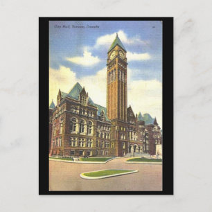 Old Postcard - City Hall, Toronto, Ontario