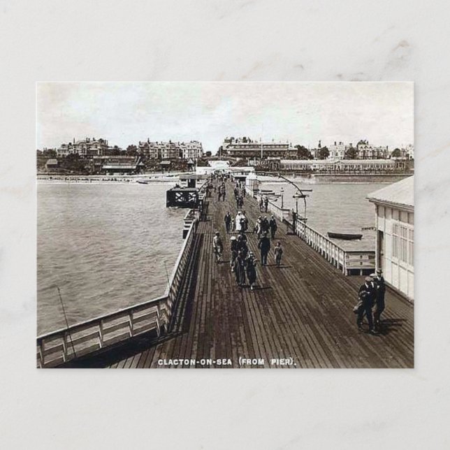 Old Postcard - Clacton-on-Sea, Essex (Front)