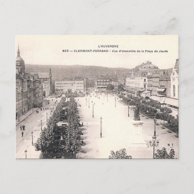 Old Postcard - Clermont-Ferrand, France (Front)