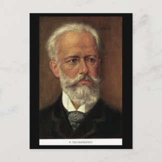 Old Postcard - Composers - Tchaikovsky