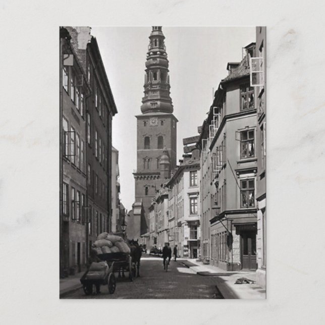 Old Postcard - Copenhagen, Denmark (Front)