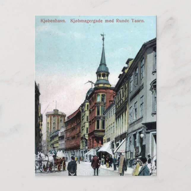 Old Postcard - Copenhagen, Denmark (Front)