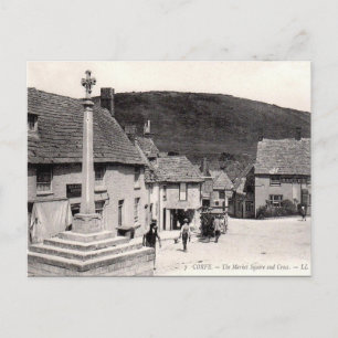 Old Postcard - Corfe, Dorset