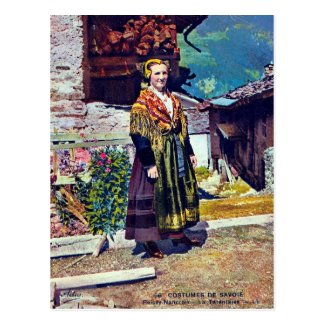 Old Postcard - Costumes de Savoie