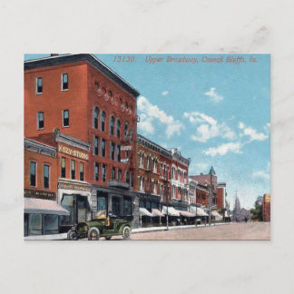 Old Postcard - Council Bluffs, Iowa, USA