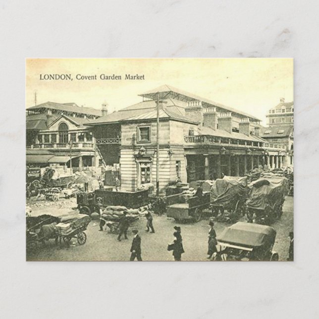 Old Postcard - Covent Garden, London (Front)