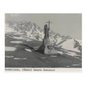 Old Postcard - Cristo Redentor Statue, Chile