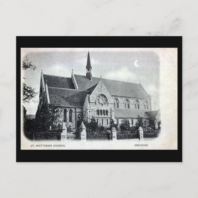 Old Postcard - Croydon, London (Front)